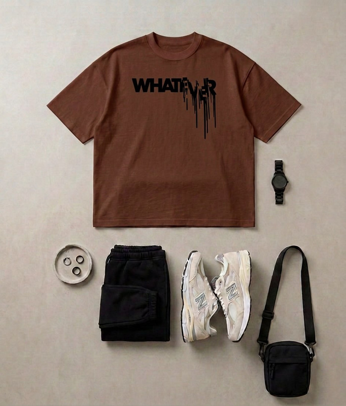 تیشرت طرح وارداتیWhatever-سوپرنخ-۲۳٪تخفیف